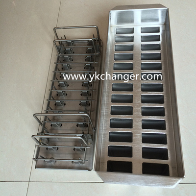 Freezer ice pop mold stainless ice lolly mold high quality with extractor top qualty