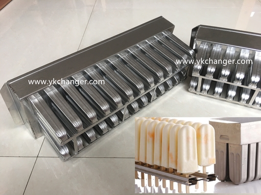 Ice lolly gelato molds stainless steel ice cream moulds ataforma type commercial use with stick holder high quality