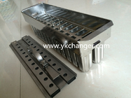 Ice lolly maker molds stainless steel molds for poles channel glycol freezer or brine tank