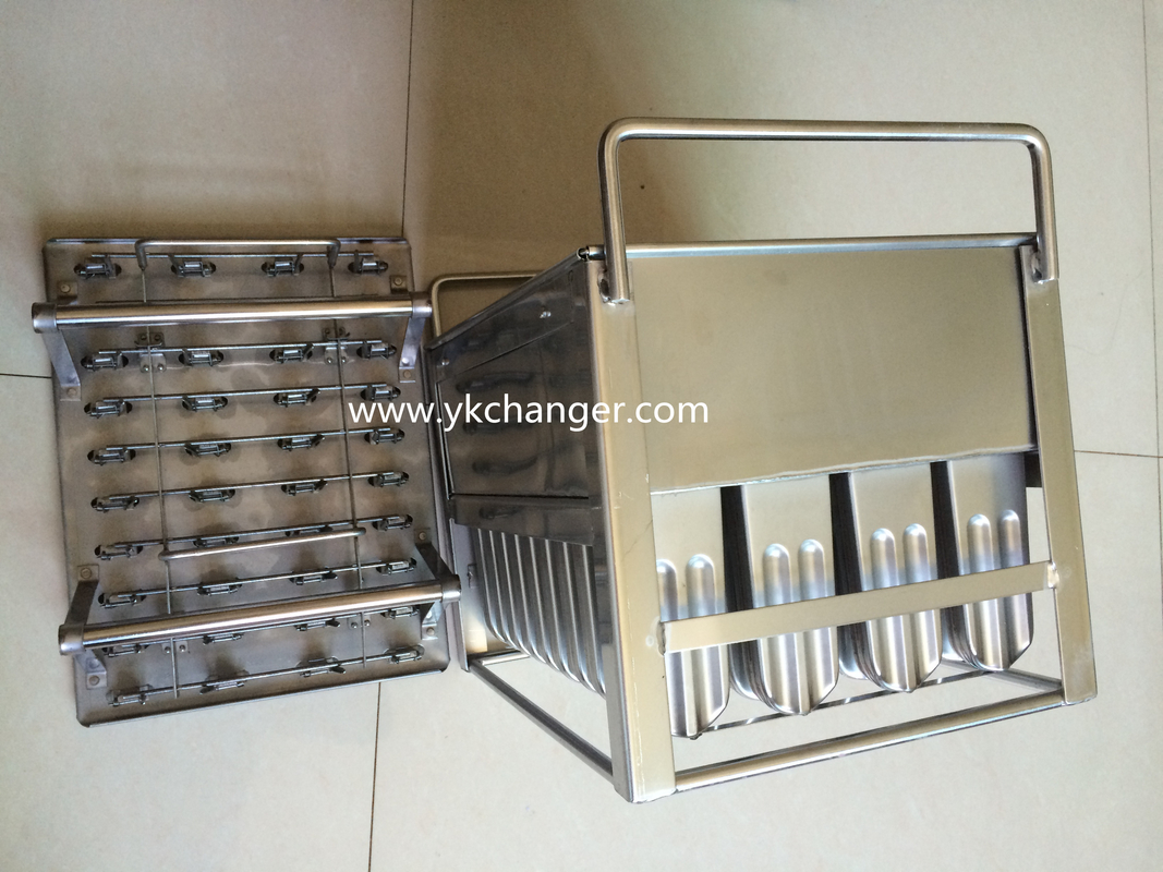 Basket ice lolly mold stainless steel ice pop mold high quality with stick holder 40pieces