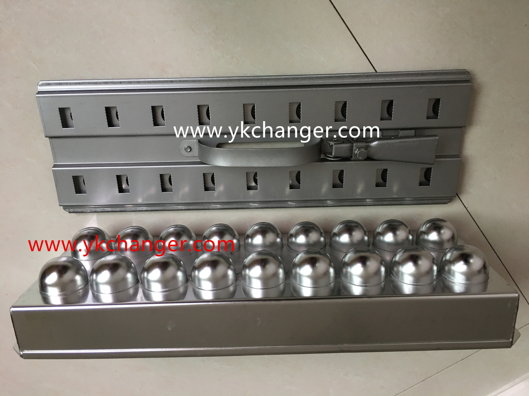 Ice cream form mold customized stainless ice lolly mould  2x9 23ml bombom ataforma type with stick holder high quality
