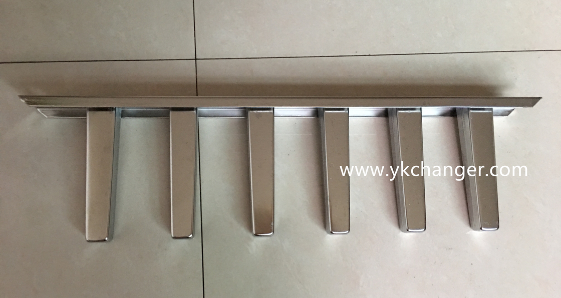 Ice cream popsicle mold strips for vitaline machine 6molds stainless steel 304 316 industrial use high quality hot sale