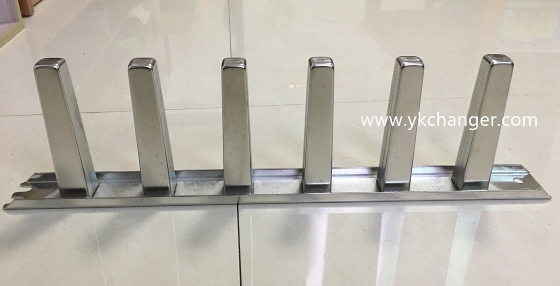 Popsicle strip moulds industrial use for vitaline machine 6molds stainless steel 304 316 high quality hot sale