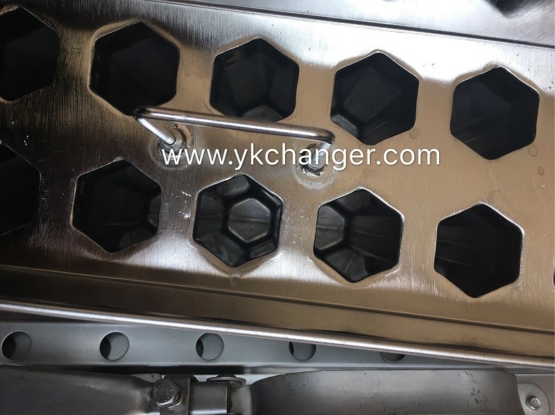 Hexgonal ice popsicle molds ice lolly moulds ataforma type plasma robot welding high quality with stick holder