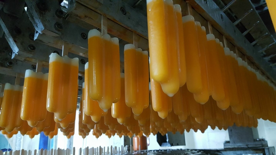 Industrial stainless steel ice lolly moulds popsicle molds ice cream moulds inline production line plasma robot welding