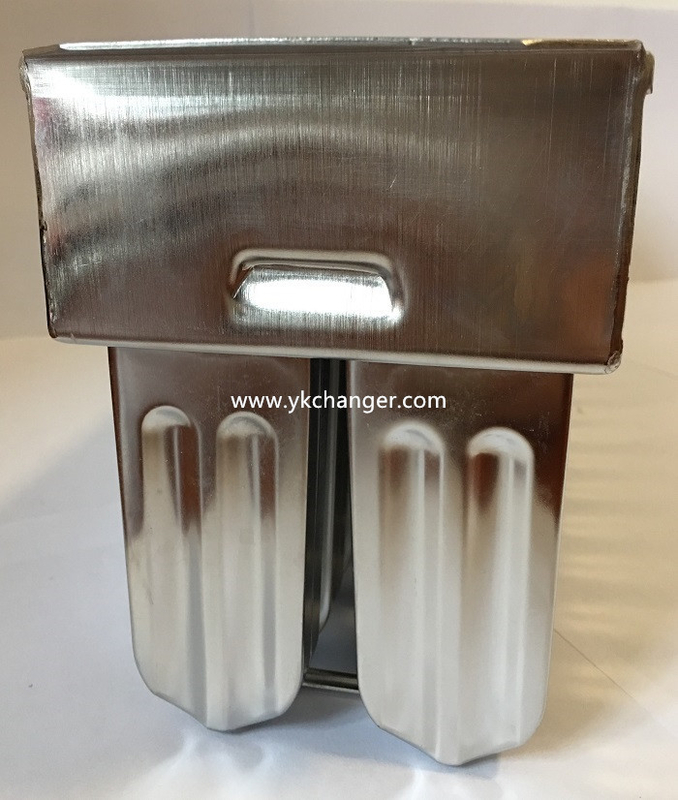 Stainless steel popsicle ice cream molds ice pop molds ataforma type 2x14 63ml with stick extractor