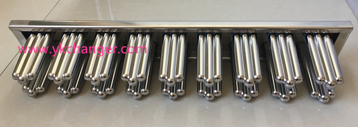 Customized ice cream machine molds set stainless steel ice lolly moulds tray 18cavities top quality