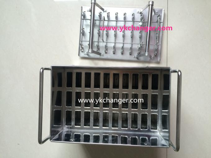 stainless steel ice cream mold ice cream molds set with stick holder