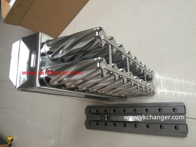 Stainless steel ice lolly frozen mould manual use glycol brine salty water freeze tank