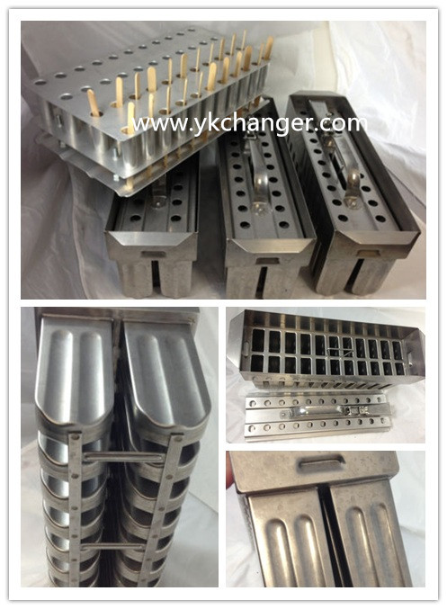 Stainless steel ice lolly molds semi industry brida megamid megamix ataforam type