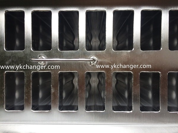 Ice pop maker molds stainless steel molds for poles channel glycol freezer or brine tank