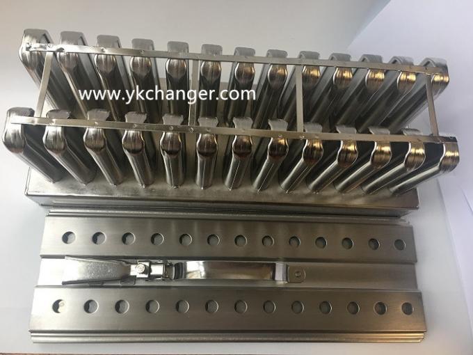 Commercial ice cream popsicle molds stainless steel ice molds 2x13 26molds with stick holder extractor aligner ataforma