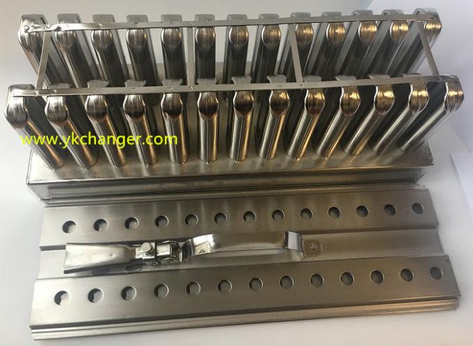 Commercial ice cream popsicle molds stainless steel ice molds 2x13 26molds with stick holder extractor aligner ataforma