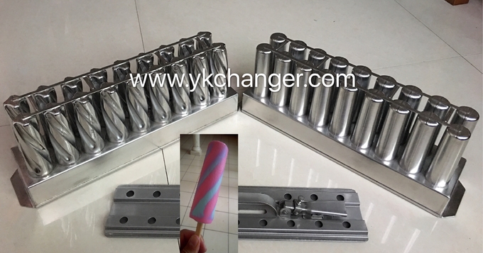 Stainless steel moulds ice cream lolly lolata stampe 2x9 95ml drill and 117ml lolly bar ituzinho with stick extractor
