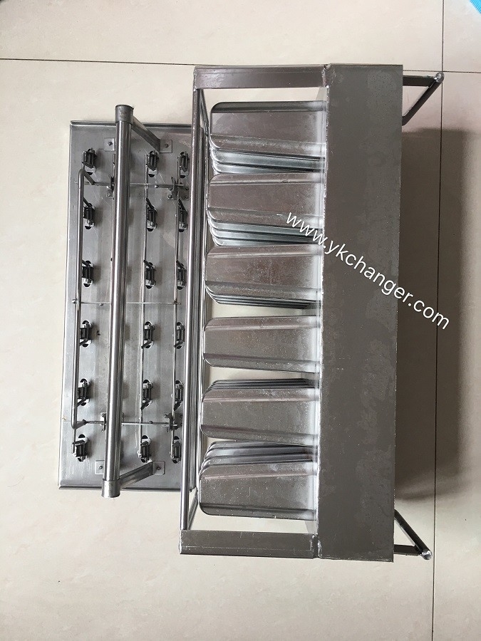 Manual ice cream molds popsicle molds 4x6 24sticks with stick holder by plasma robot welding