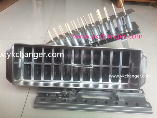 Frozen popsicle mould stainless steel ice forming mould 2x11 22cavities 90ml megamix