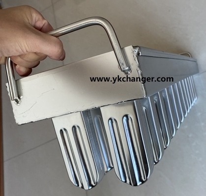 Buy Brine tank ice cream popsicle moulds tray customized size stainless steel frozen ice moulds tray with stick holder online manufacture