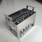Italian type 4x6 stainless steel ice cream mould frozen pop mold popsilce mold basket
