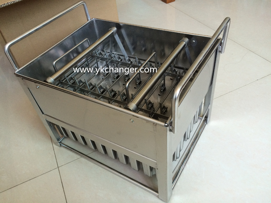 Buy Commercial popsicle mold stainless ice pop mold high quality with stick holder 40pieces online manufacture