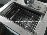 Freezing ice lolly machine ice cream maker for basket mold or tray mold