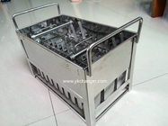 Stainless steel ice mold basket commercial use manual type with stick holder extractor