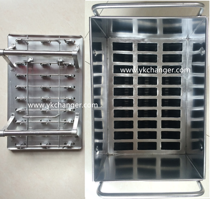 Buy Stainless steel basket ice mold ice cream mold ice lolly mold ie pop mold with stick holde online manufacture