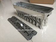 Stainless steel frozen pop mould drill spiral shape ice lolly mould ice cream mould