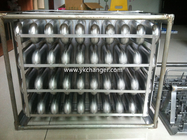 Glycol freeze ice cream mold commercial use stainless steel 4x10 40pieces with extractor
