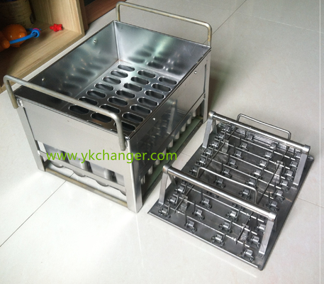 Buy Ice cream moulds stainless steel commercial use  4x10 40pieces with stick holder online manufacture