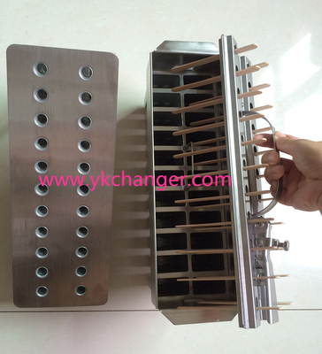 Buy Stainless steel ice lolly popsicle moulds 2x11 22cavities 90ml megamix fit finamac Turbo 8 online manufacture