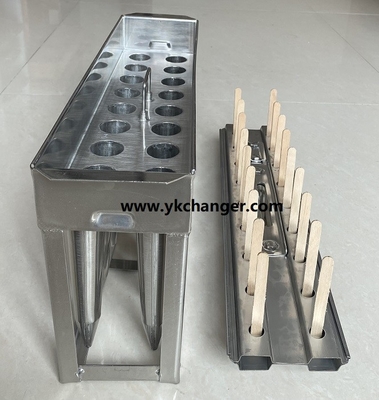 Buy Customized ice cream candy moulds kulfi ice cream moulds ice lolly candy moulds  in stainless steel 2X9 18sticks online manufacture