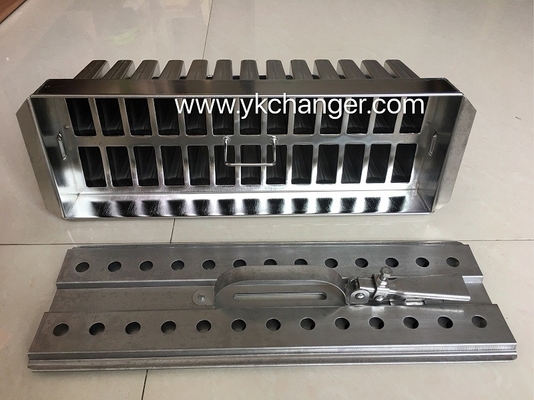 Buy Ice moulds stainless steel paletas ice cream popsicle molds with plain stick extractor stick aligner 85USD hot sale online manufacture