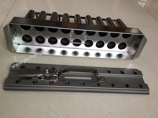 Buy Frozen pop ice molds stainless steel 2x9 18cavities 35ml to 100ml with stick holder plasma robot welding semi industrial online manufacture