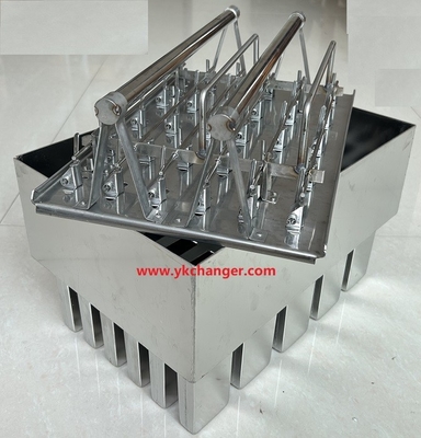 Buy 110ml mexican paleta ice cream molds stainless steel popsicle molds tray with stick holder online manufacture