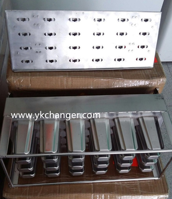 Buy Gelato ice cream moulds stainless steel italian type gelato molds stick house 4x6 24 sticks with stick holder online manufacture