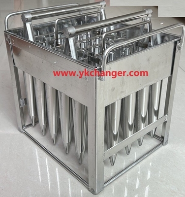 Buy Ice lolly kulfi moulds stainless steel 5X6 30cavities with stick holder ice pop molds set top quality online manufacture