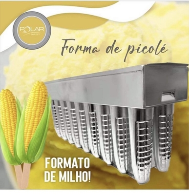 Buy Stainless steel ice pop molds corn shape ice cream molds corn popsicle molds with stick holder online manufacture