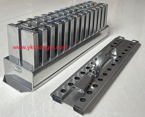 Buy 55ml cuboid shape ice cream mold ice pop molds popsicle molds with stick holder extractor 28cavities brazil type online manufacture