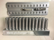 Stainless steel popsicle molds commercial use 2x13 26sticks 83ml with stick holder ataforma type