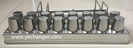 Buy Stainless steel ice lollipop molds ice cream molds tray 2x8 90ml with stick holder online manufacture