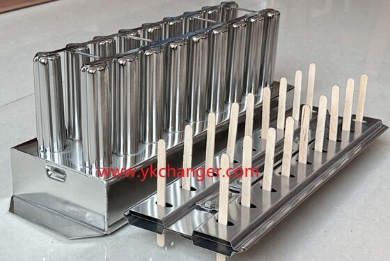 Buy Flower shape ice cream molds popsicle molds 2X9 18sticks with universal stick extractor online manufacture