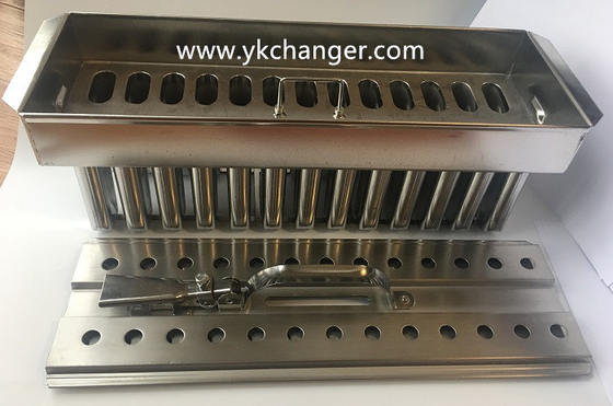 Buy Commercial ice cream popsicle molds stainless steel ice molds 2x13 26molds with stick holder extractor aligner ataforma online manufacture
