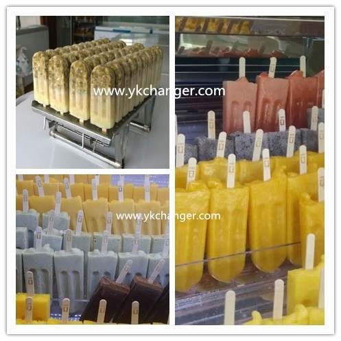 Commercial popsicle mold stainless ice pop mold high quality with stick holder 40pieces