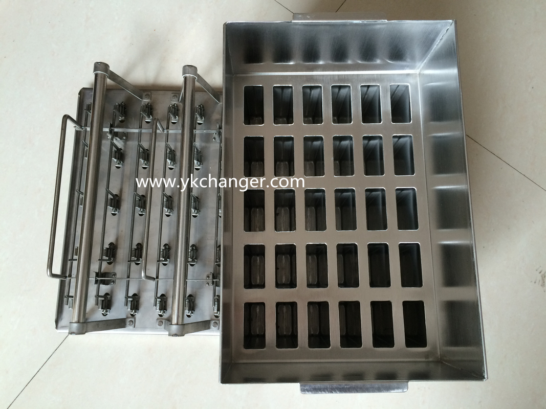 Basket ice cream mold stainless steel ice lolly mold high quality with stick holder