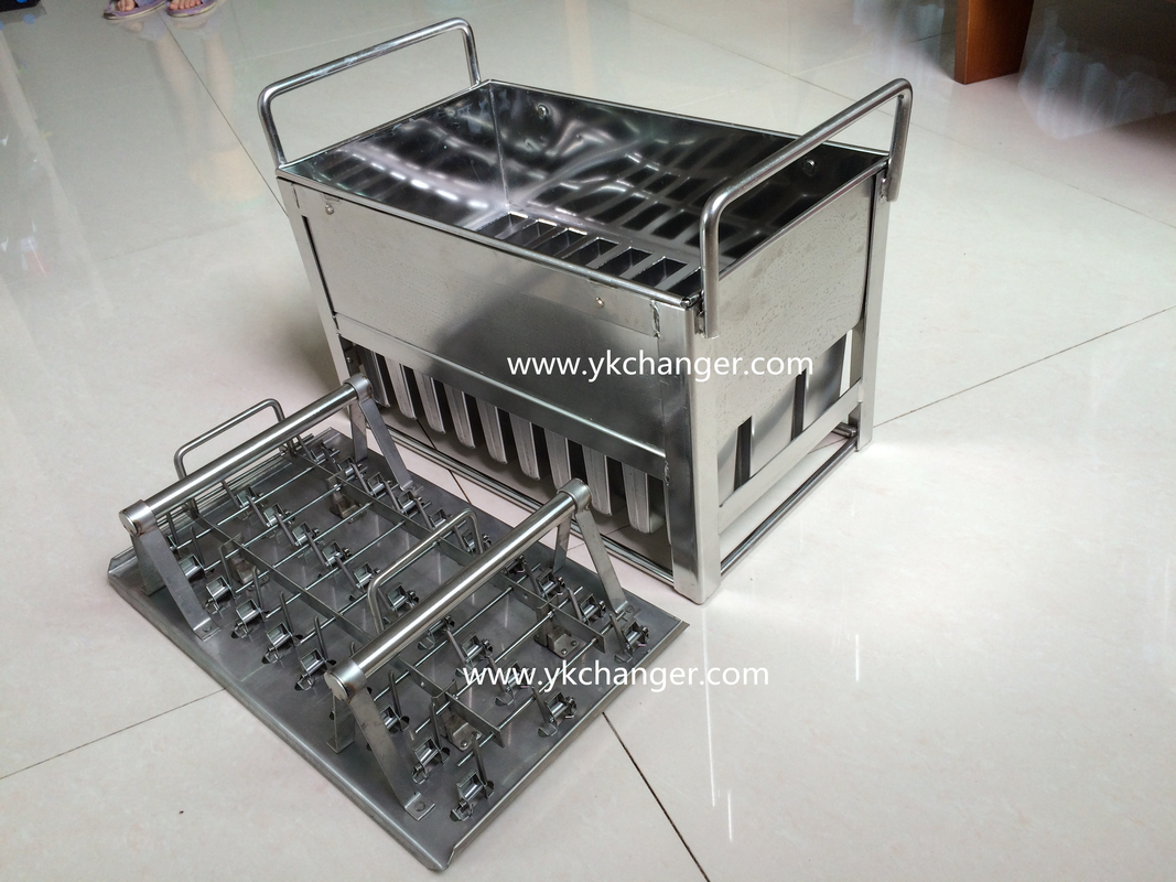 Basket mold popsicle ice cream maker commercial use manual type with stick holder