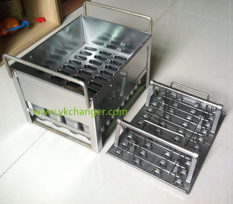 Ice cream moulds stainless steel commercial use  4x10 40pieces with stick holder