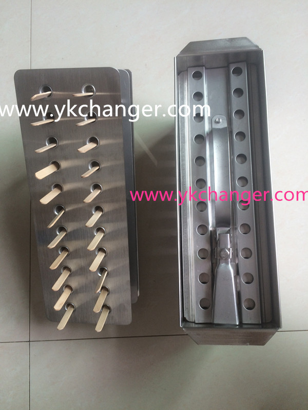 Popsicle mold stainless steel ice forming mould 2x11 22cavities 90ml megamix ataforma type