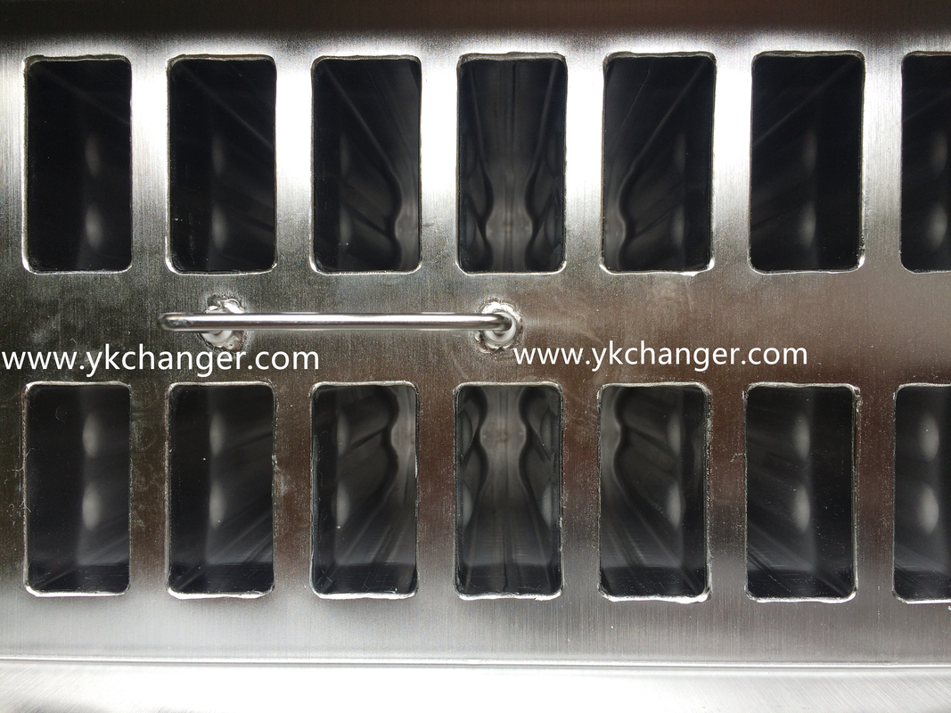 Ice cream gelato molds stainless steel ice lolly moulds ataforma type commercial use with stick holder high quality