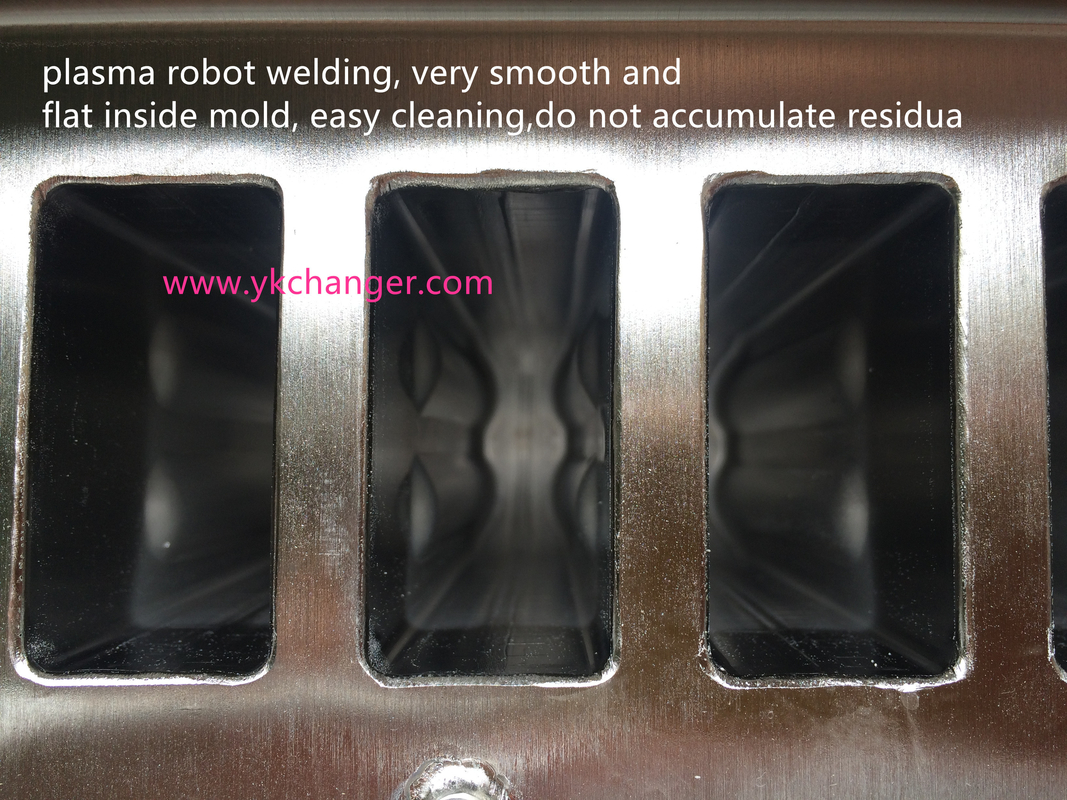 Gelato ice lolly molds stainless steel ice cream moulds ataforma type commercial use with stick holder high quality