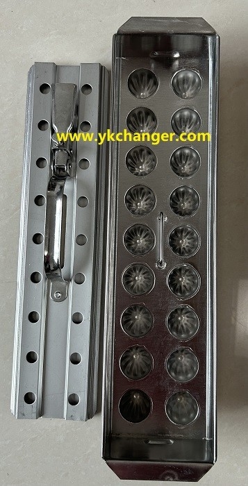 Mini ice pop molds small popsicle molds for kids stainless steel food grade 2X9 18sticks with stick holder